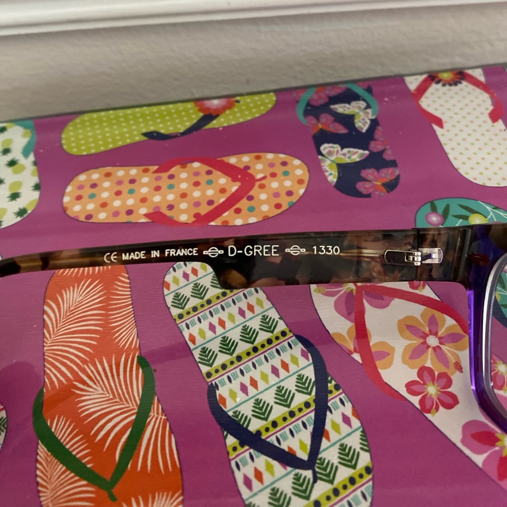 Anne et Valentin Purple Tortoise Glasses France - Picture 5 of 9